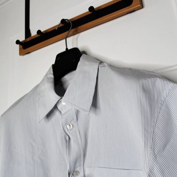 BNWT SS23 WOOYOUNGMI SHORT SLEEVES STRIPE SHIRT 46 - Picture 4 of 11